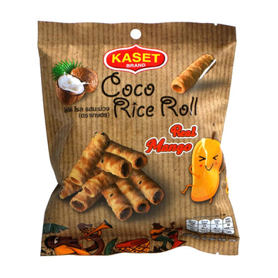 Confezione da 40g di roll di riso e mango Coco Rice Roll