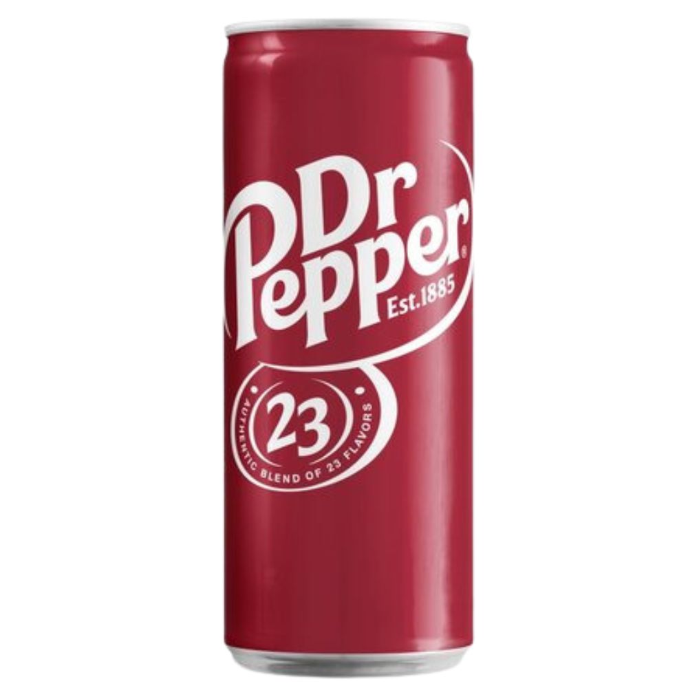 Dr Pepper, bebida con sabor a vainilla y caramelo de 330 ml 