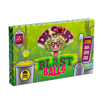 Confezione da 90g di caramelle super aspre Dr Sour Blast Balls
