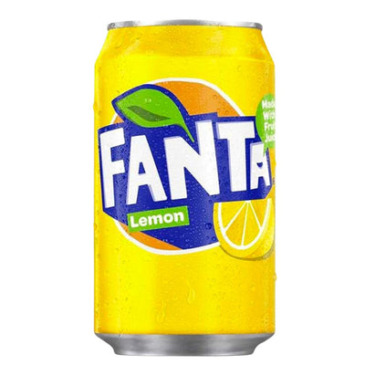 Confezione da 330ml di bevanda al limone Fanta Lemon