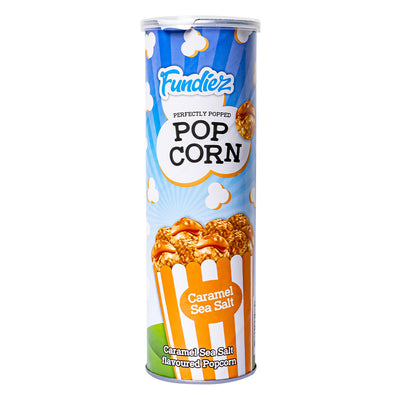 Confezione da 70g di popcorn al caramello salato Fundiez