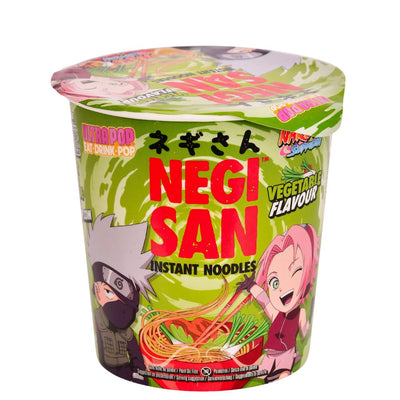 Confezione da 65g di noodles alle verdure Naruto Ultra Pop Instant Noodles Vegetables Sakura and Kakashi