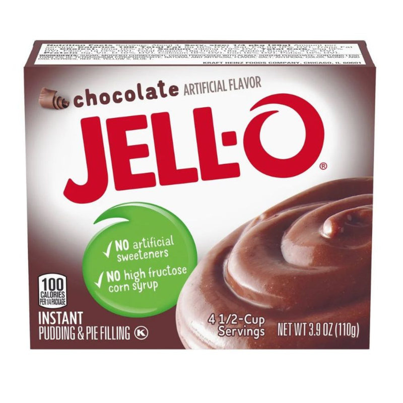 Confezione da 110g di preparato per gelatina al cioccolato Jell-O Chocolate