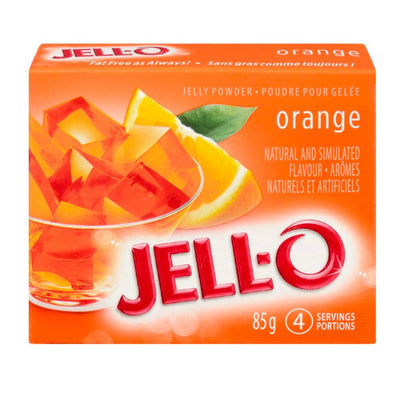 Confezione da 85 di preparato per gelatina all'arancia Jell-o orange