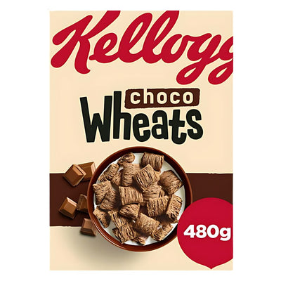 Confezione da 480g di cereali con crema di cioccolato Kellogg's Choco Wheats