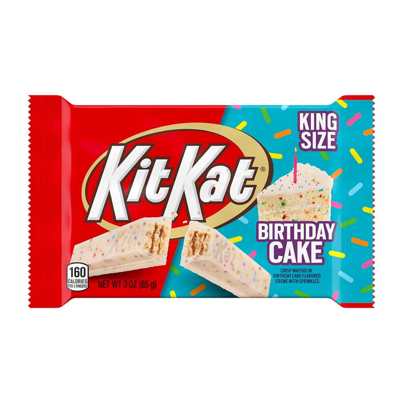 Confezione da 85g di barretta al cioccolato con confetti Kit Kat Birthday Cake
