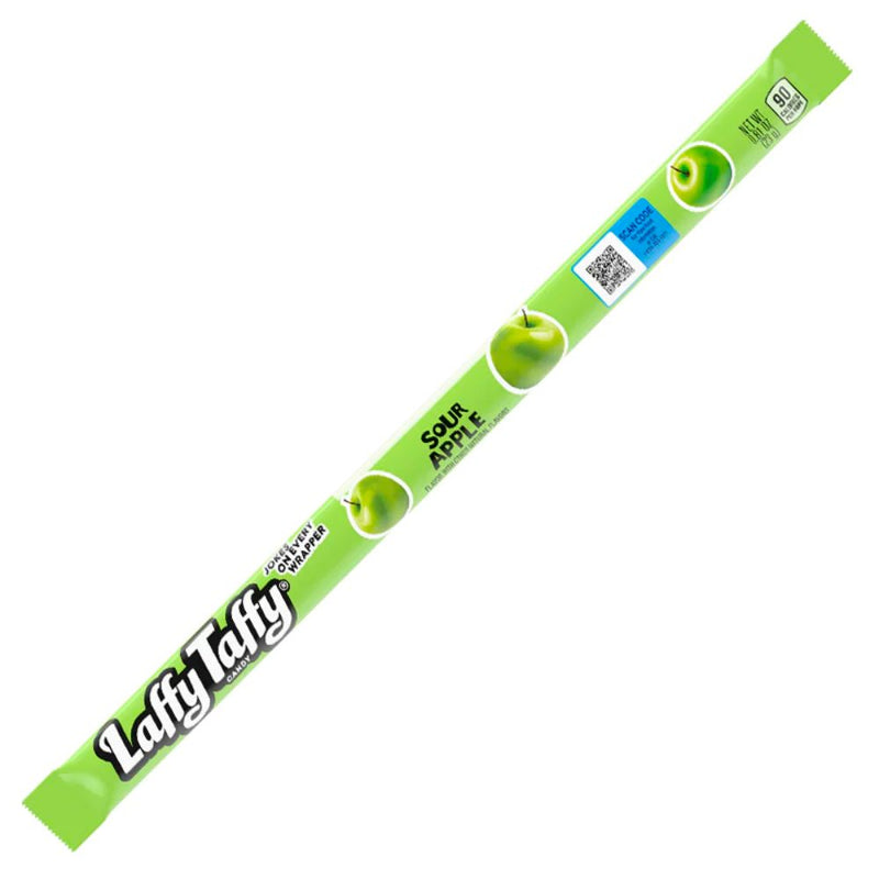 Confezione da 23g di caramella gommosa alla mela verde Laffy Taffy