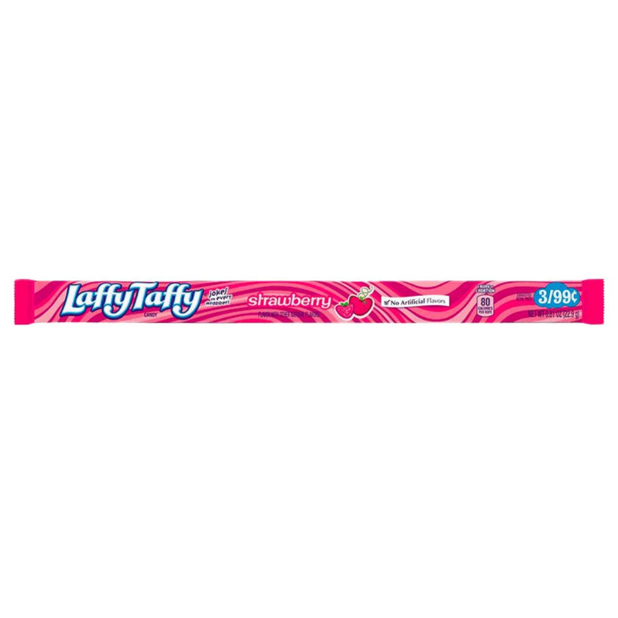 Confezione da 22g di caramella alla fragola Laffy Taffy Strawberry
