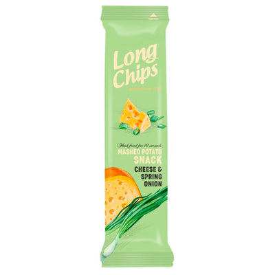 Confezione da 75g di patatine lunghe al gusto di formaggio e cipollotto Long Chips Cheese & Spring Onion