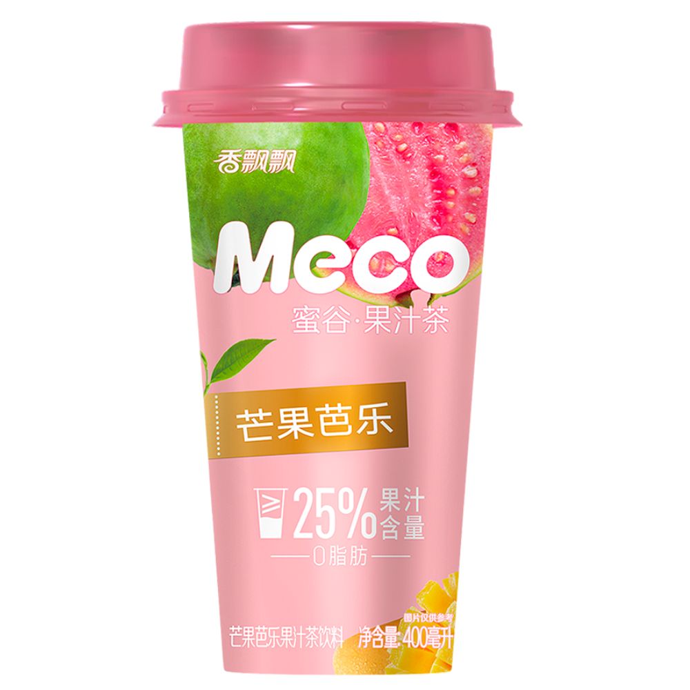 Confezione da 400ml di tè al mango e al guava Meco 