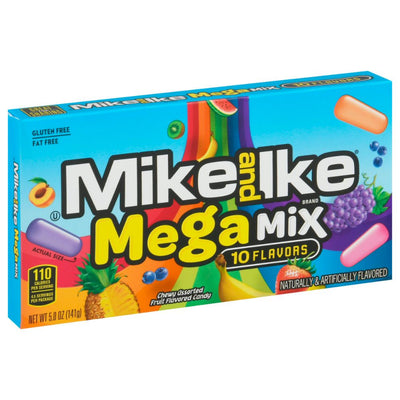 Confezione da 141g di caramelle alla frutta Mike and Ike Mega Mix