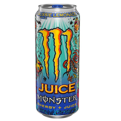 Confezione di Monster Energy Aussie Lemonade da 473ml