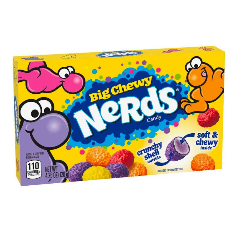 Confezione da 120g di caramelle dure e morbide Nerds Big Chewy