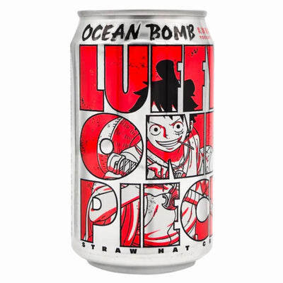 Confezione da 330ml di bevanda frizzante allo yogurt Ocean bomb Luffy