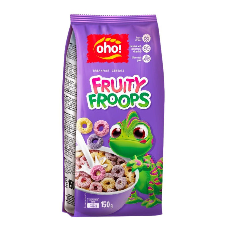Confezione da 150g di cereali alla frutta Oho fruity froops