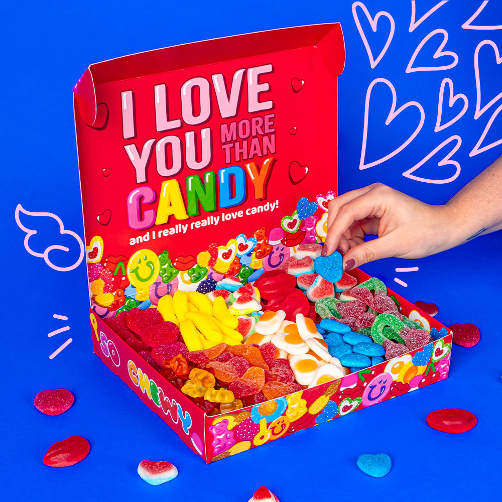 Wunnie box I love you more than candy aperta