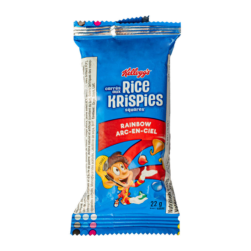 Confezione da 22g di barretta di riso soffiato e marshmallow Rice Krispies Squares Rainbow