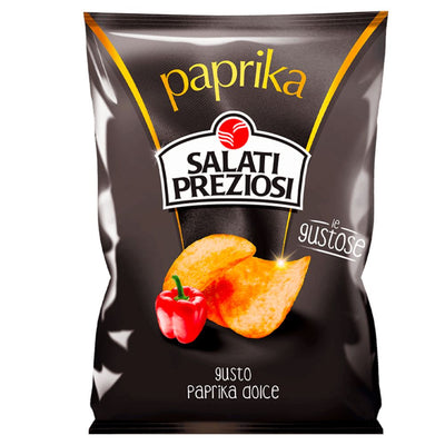 Confezione da 70g di patatine alla paprika dolce Salati Preziosi Paprika