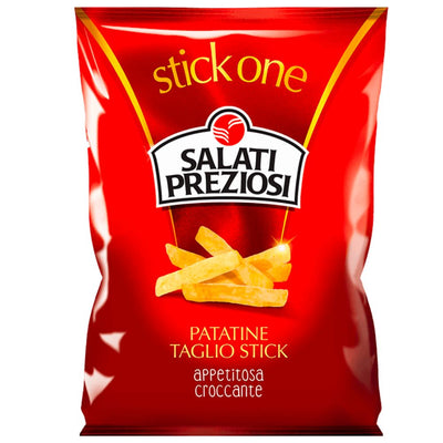 Confezione da 110g di patatine classiche Salati Preziosi Stick One