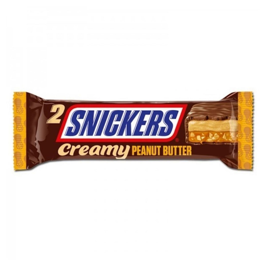 Snickers Creamy Peanut Butter, barra de chocolate con mantequilla de maní de 36,5g 