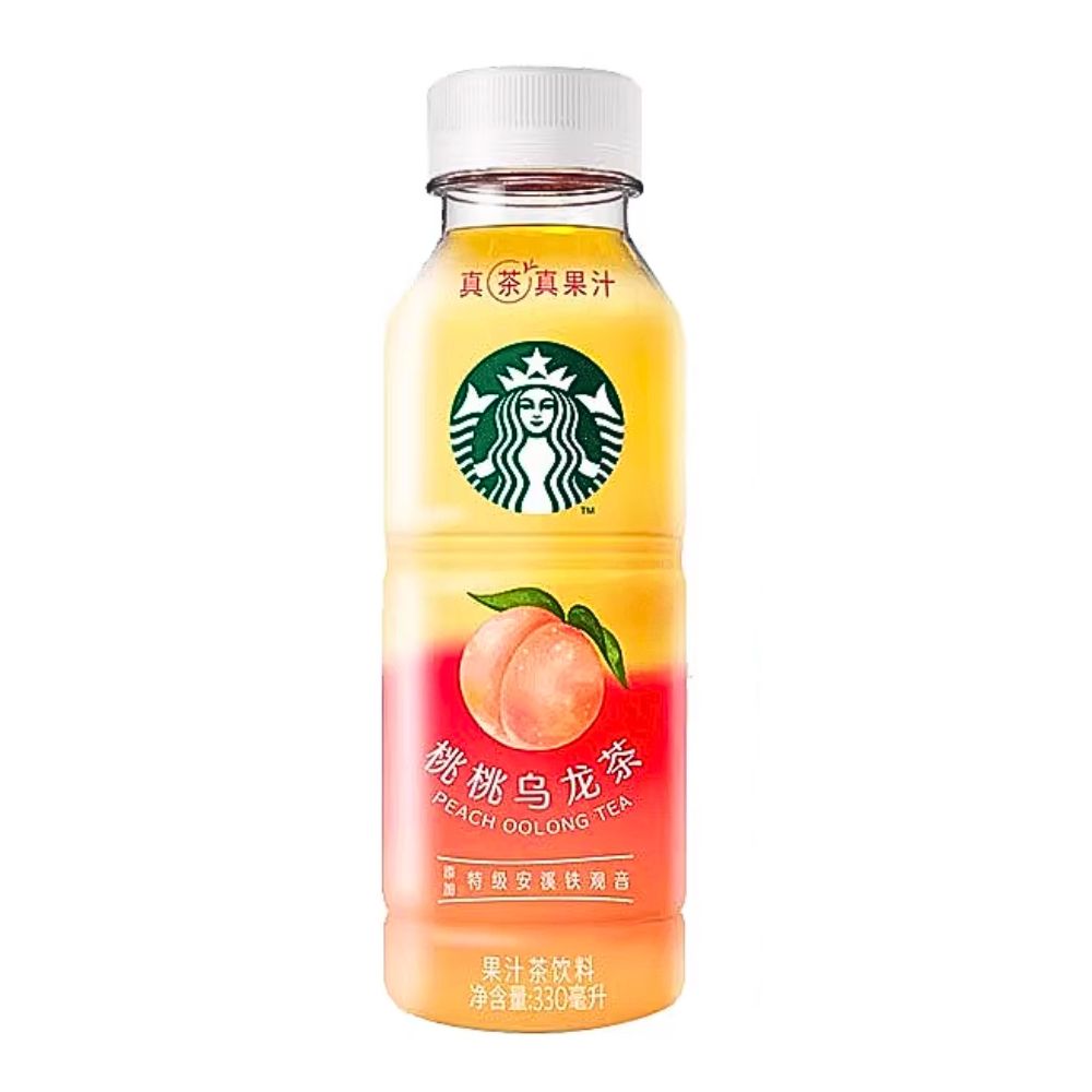 Starbucks Oolong Peach, té oolong con sabor a durazno de 330ml 