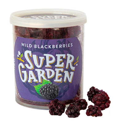 Confezione da 33g di more liofilizzate Super Garden  Dried Blackberries