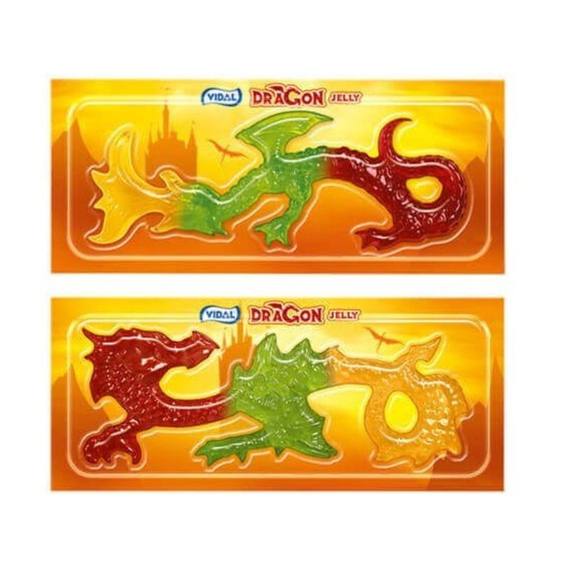 Confezione da 66g di caramelle gommose alla Frutta Vidal Dragon