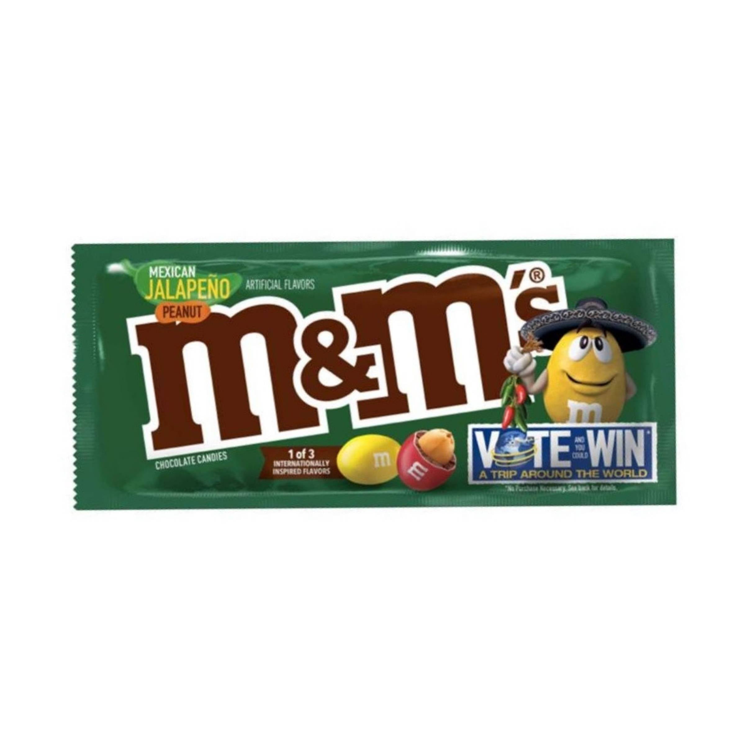 M&M's Mexican Jalapeño Peanut - m&m's con cacahuetes y chile