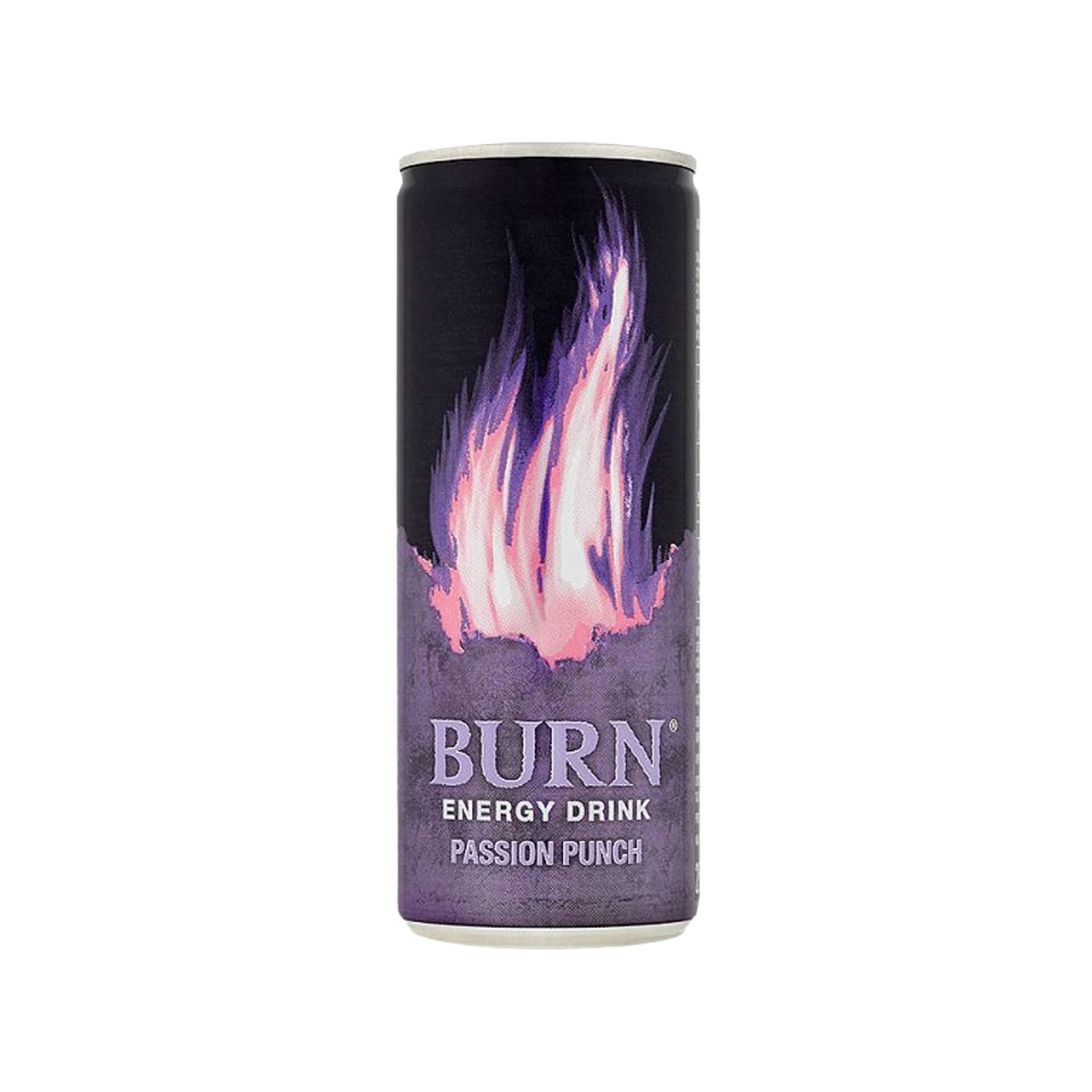Burn Energy Passion Punch - energy drink de frutas de 250 ml – American ...