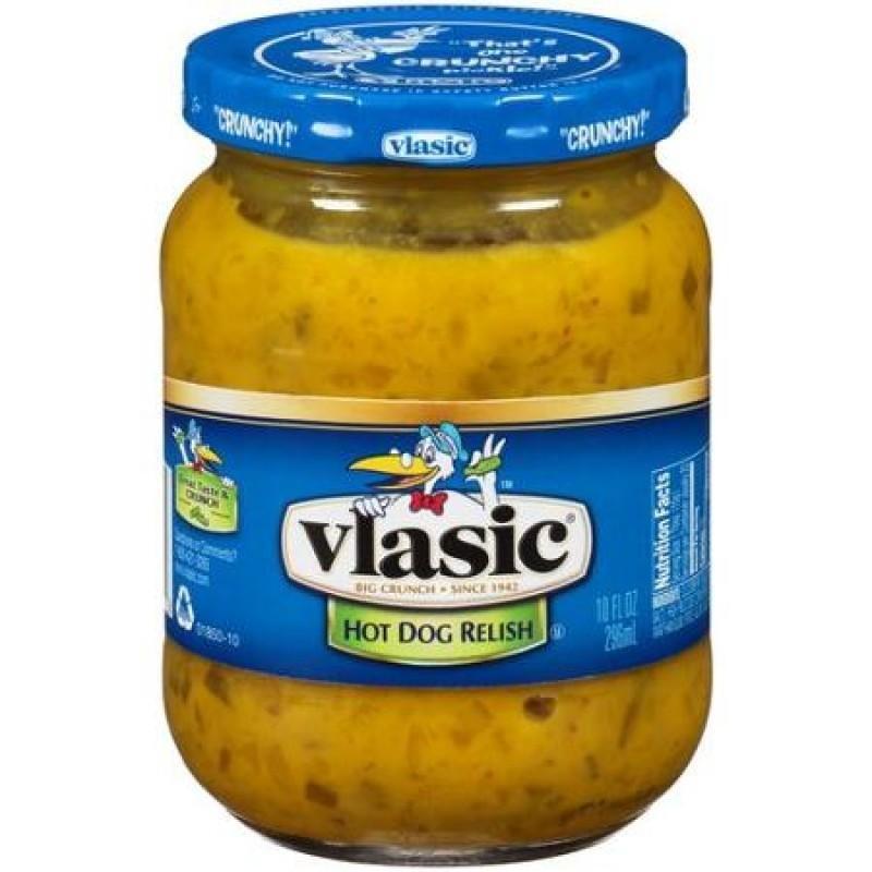 Vlasic Hot Dog Relish, condimento al cetriolo per hot dog da 296 ml (2083130376289)