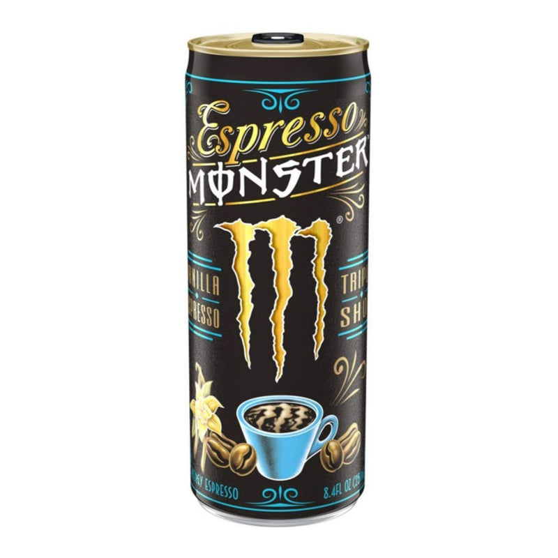Monster Espresso Energy Vanilla, bevanda energetica al caffè espresso aromatizzato alla vaniglia da 250ml (3827036323937)