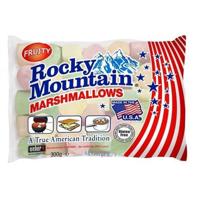 Rocky Mountain Marshmallows Fruity, marshmallow alla frutta da 150g (1954217656417)
