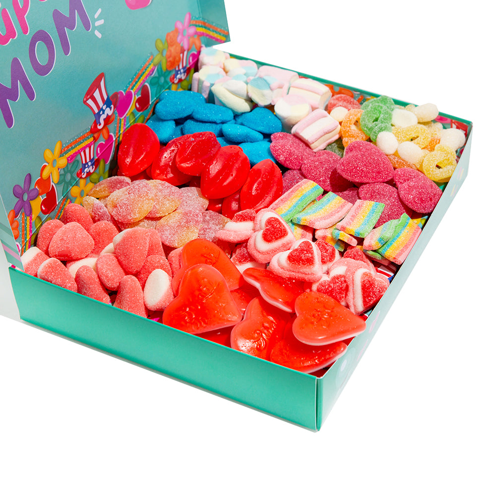 Candy Box - Super Mom Edition de 1kg de sorpresa + Regalo para Mamá Box 