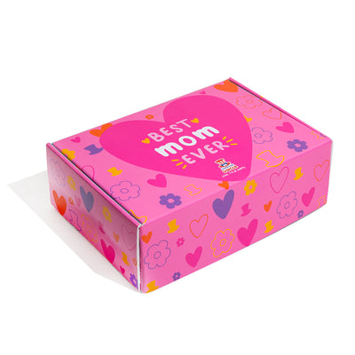 Snack Box - Mom Edition + Caja de regalo para mamá + Candy Box - Super Mom Edition de 1kg sorpresa