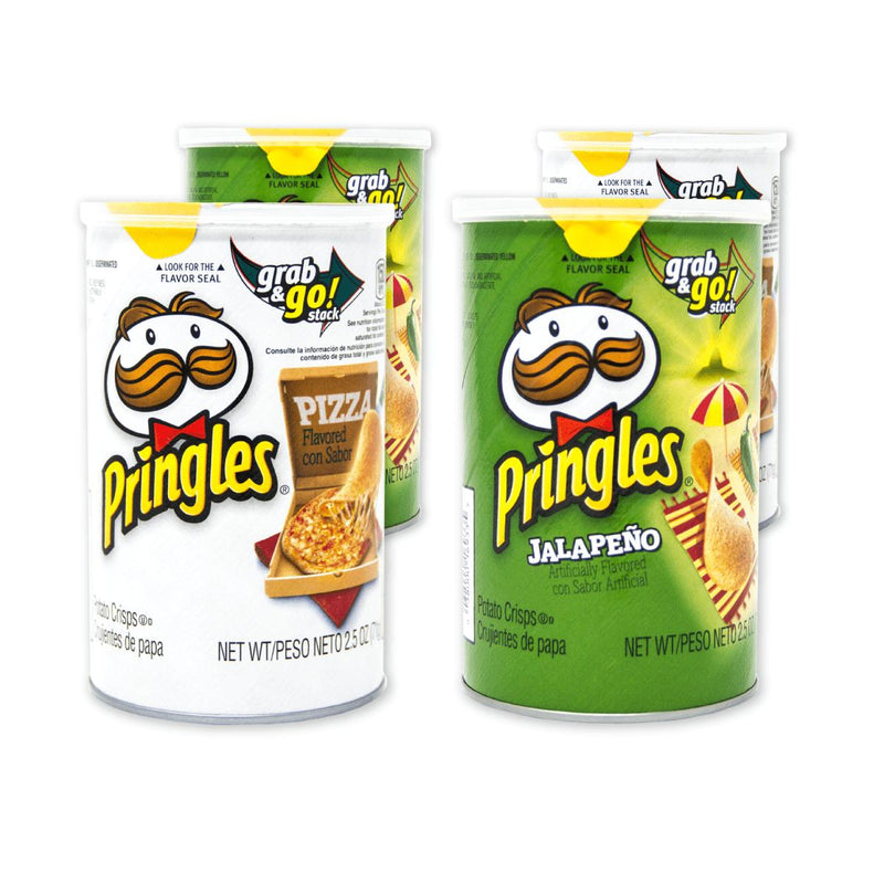Pringles Grab and Go 4 tubi vario gusto, patatine in vari gusti da 4 tubi (1954234237025)