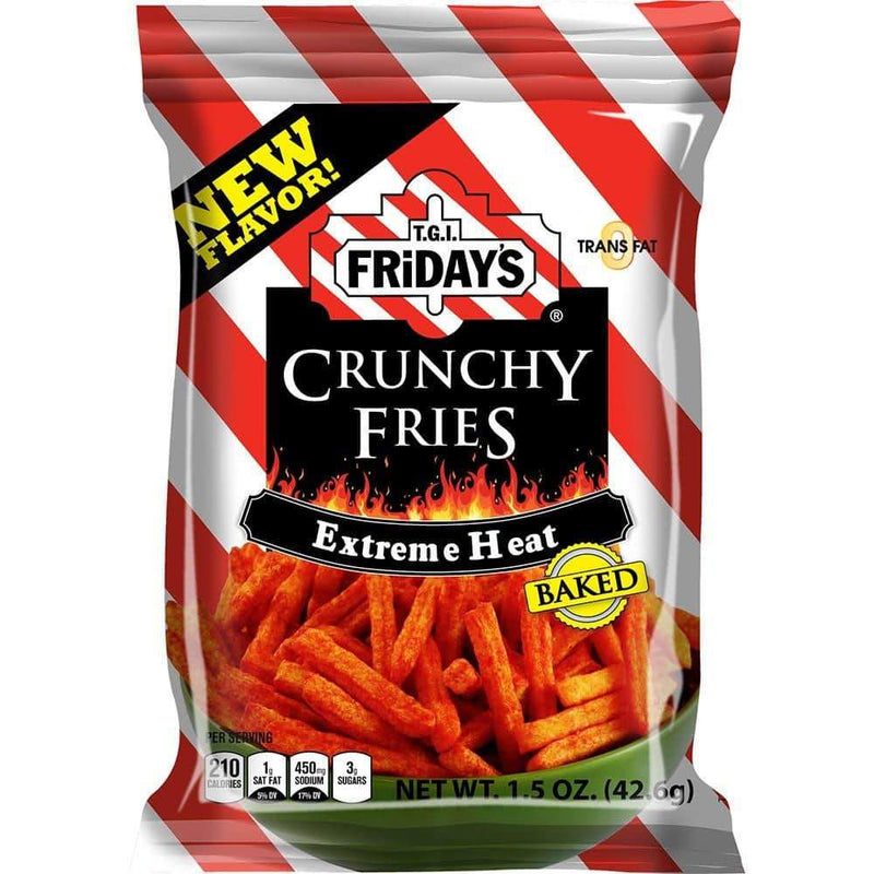 TGI Fridays Crunchy Fries Extreme Heat Baked, patatine piccanti al forno da 35.5g (1954222571617)