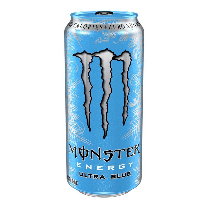 Monster Energy Ultra Blue, energy drink alla frutta da 458 ml (1954236072033)