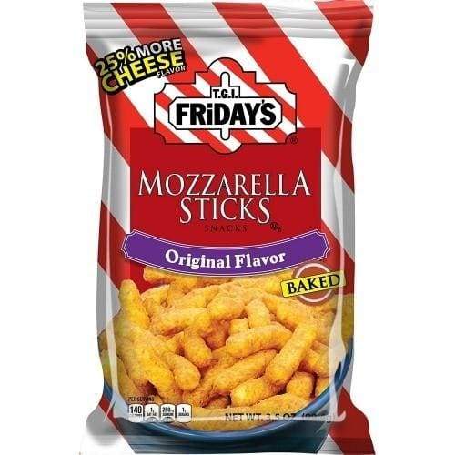 TGI Fridays Mozzarella Sticks Original Flavor Baked, patatine alla mozzarella da 99.4g (1954208841825)