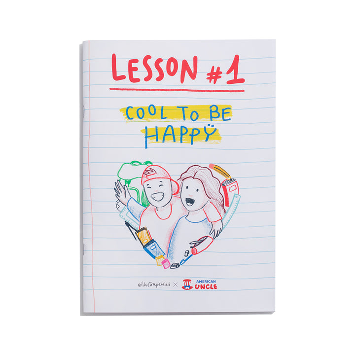 Cuaderno A4 Cool to be Happy a rayas 