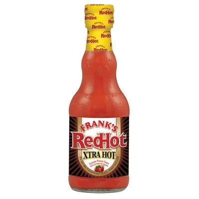 Frank's Red Hot Xtra Hot, salsa piccante al peperoncino di Cayenna da 148 ml (1954210709601)