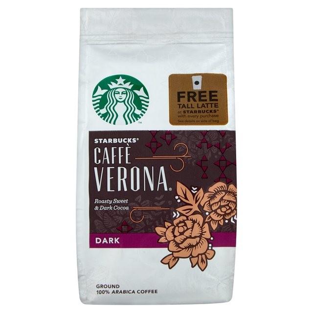 Starbucks Coffee Verona Dark, preparato in polvere per caffè al cacao fondente da 200g (1954212118625)