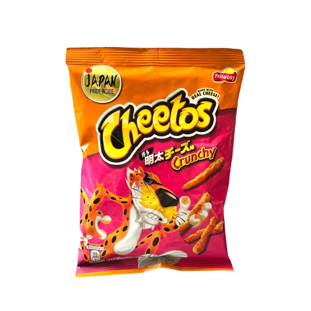 Cheetos Crunchy Japón Hakata Mentaiko Cheese, patatas picantes con queso y hakata mentaiko de 65g 