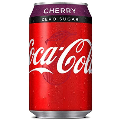 Coca Cola Cherry Zero UK 330ml