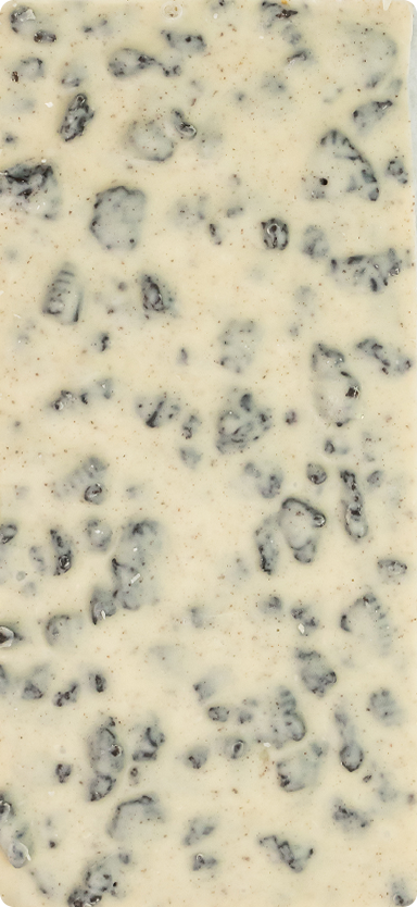ChocoLetter Cookies & Cream, tableta de chocolate blanco artesanal con trozos de galleta de 100g 