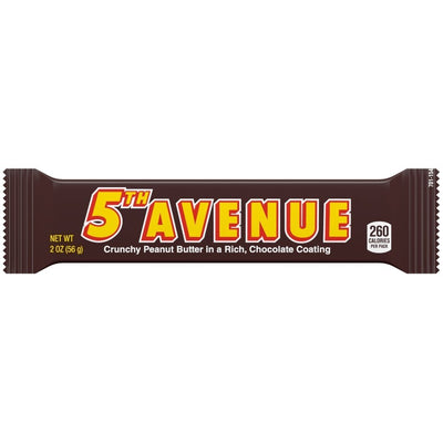 Hershey's 5th Avenue, barretta crunchy al cioccolato e burro d'arachidi da 56g