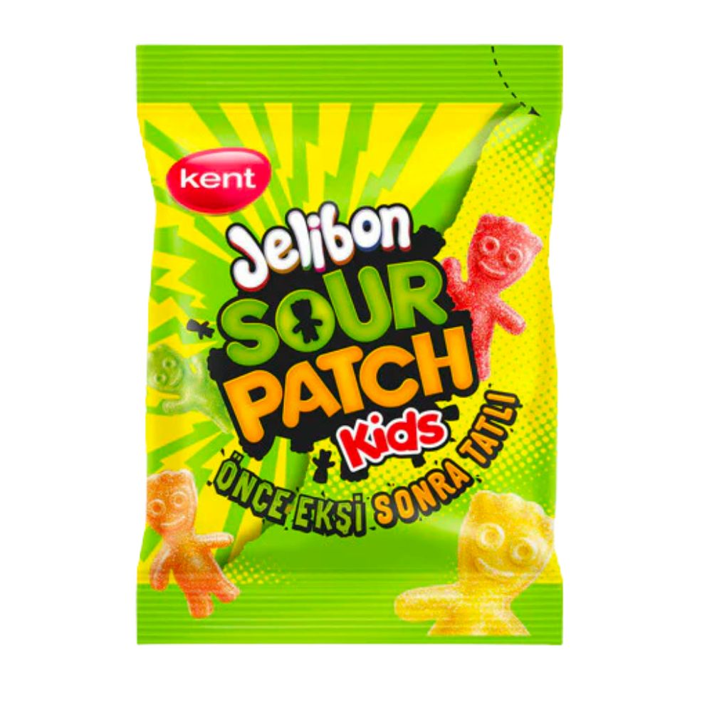 Jelibon Sour Patch Kids, caramelos ácidos de frutas de 160g 