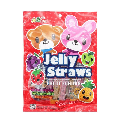 Jelly Straws Fruit Flavor Squeeze 300g