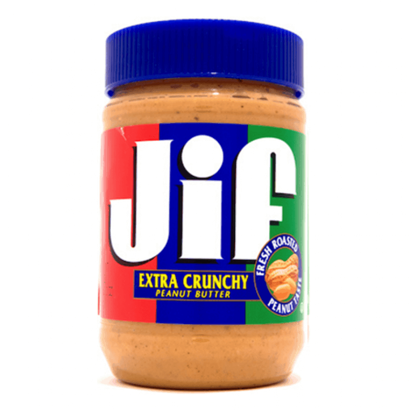 Jif Extra Crunchy Peanut Butter, crema spalmabile crunchy al burro d&