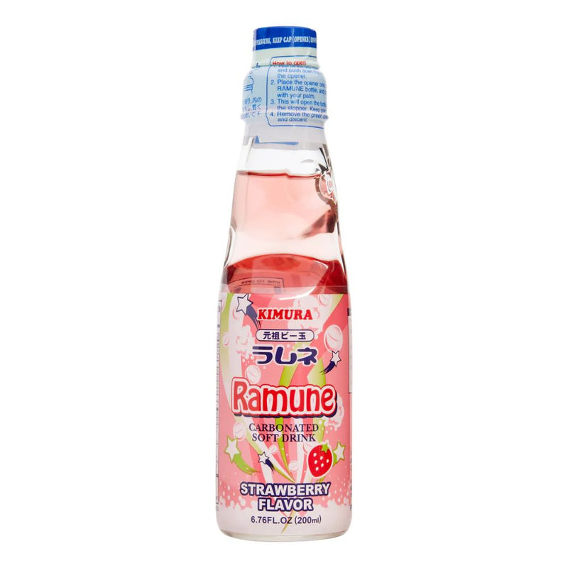 Kimura Ramune Strawberry Flavor 200ml