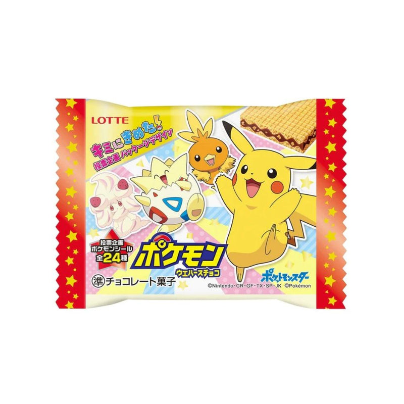 Lotte Pokemon Wafers Chocolate